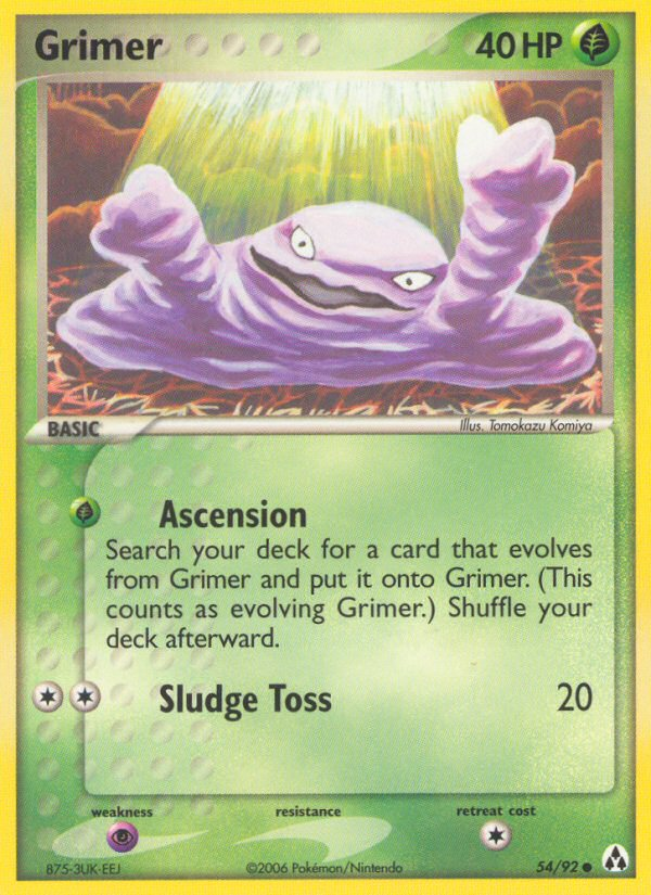 Grimer (54/92) [EX: Legend Maker] | Gamers Paradise