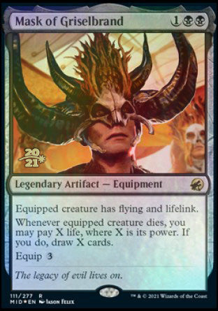 Mask of Griselbrand [Innistrad: Midnight Hunt Prerelease Promos] | Gamers Paradise