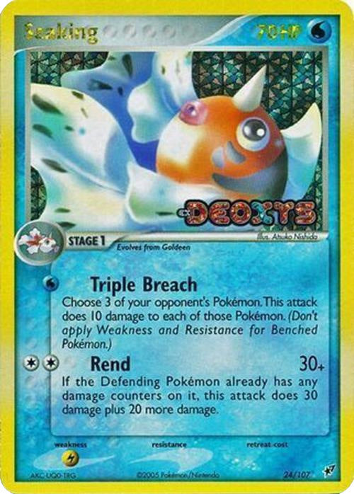 Seaking (24/107) (Stamped) [EX: Deoxys] | Gamers Paradise