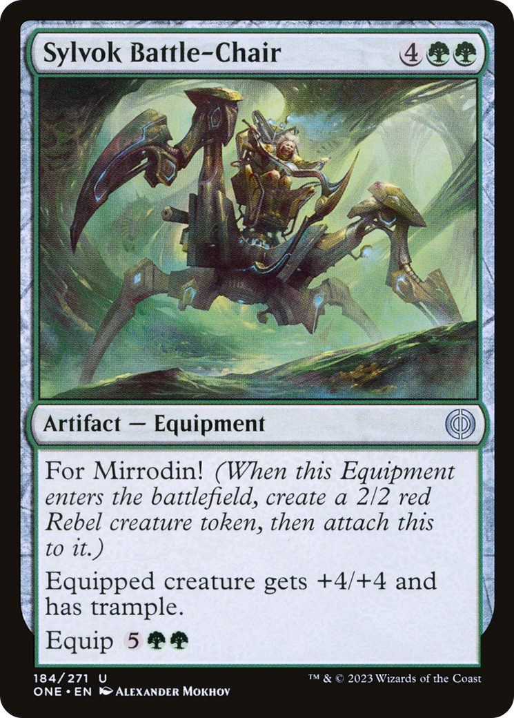 Sylvok Battle-Chair [Phyrexia: All Will Be One] | Gamers Paradise