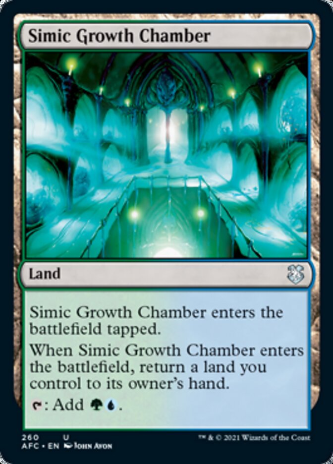 Simic Growth Chamber [Dungeons & Dragons: Adventures in the Forgotten Realms Commander] | Gamers Paradise