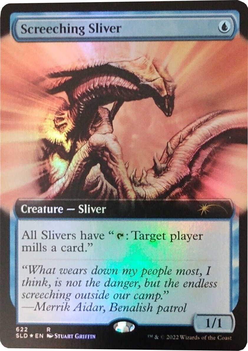 Screeching Sliver (Extended Art) [Secret Lair Drop Promos] | Gamers Paradise