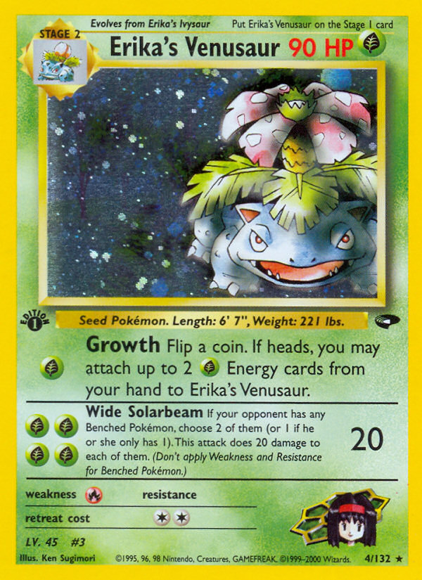 Erika's Venusaur (4/132) [Gym Challenge 1st Edition] | Gamers Paradise