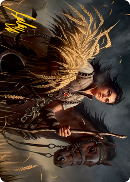 Ambitious Farmhand Art Card (Gold-Stamped Signature) [Innistrad: Midnight Hunt Art Series] | Gamers Paradise