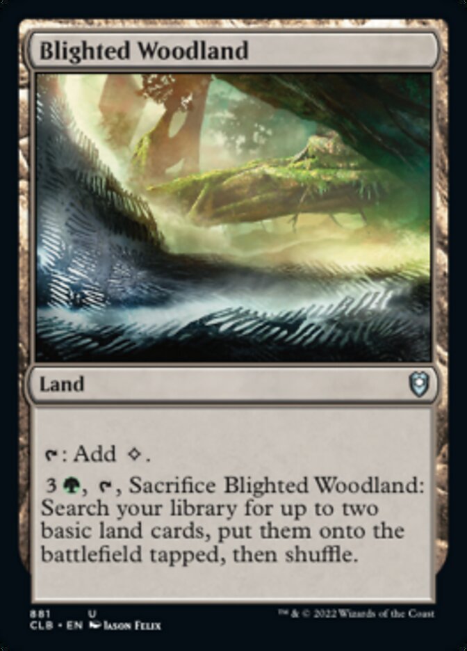 Blighted Woodland [Commander Legends: Battle for Baldur's Gate] | Gamers Paradise