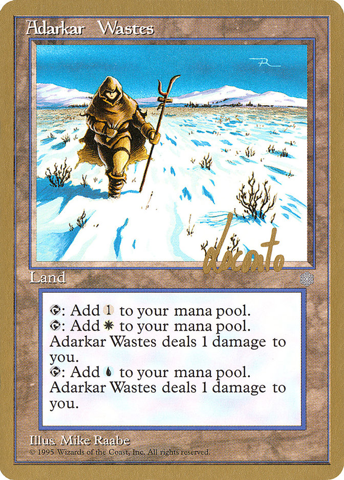 Adarkar Wastes (Michael Loconto) [Pro Tour Collector Set] | Gamers Paradise