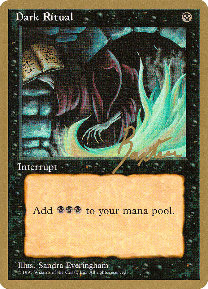 Dark Ritual (George Baxter) [Pro Tour Collector Set] | Gamers Paradise