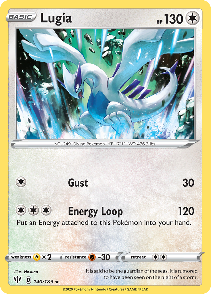 Lugia (140/189) [Sword & Shield: Darkness Ablaze] | Gamers Paradise