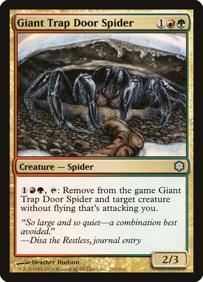 Giant Trap Door Spider [Coldsnap Theme Decks] | Gamers Paradise