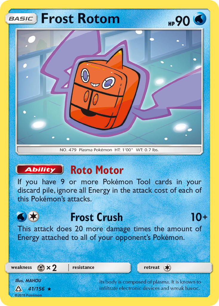 Frost Rotom (41/156) [Sun & Moon: Ultra Prism] | Gamers Paradise