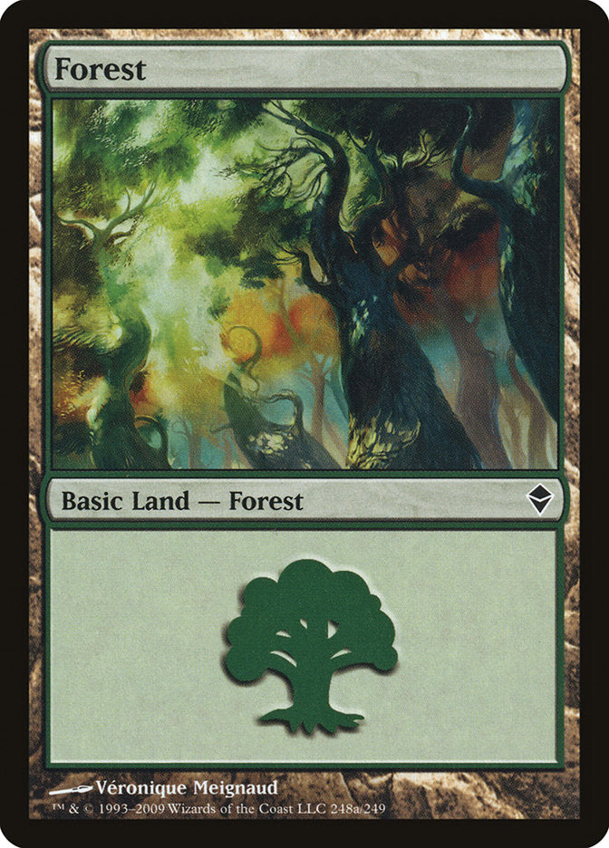 Forest (248a) [Zendikar] | Gamers Paradise