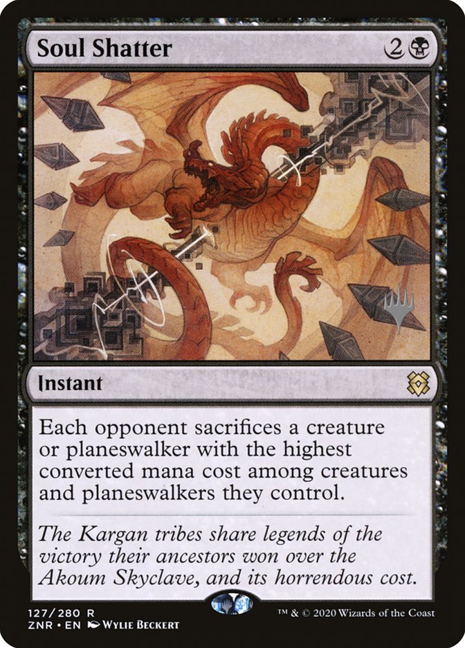 Soul Shatter (Promo Pack) [Zendikar Rising Promos] | Gamers Paradise
