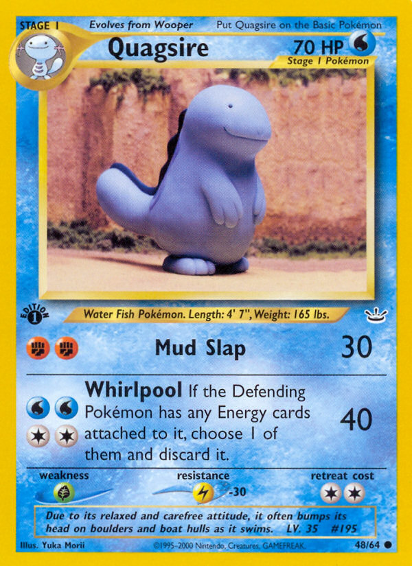 Quagsire (48/64) [Neo Revelation 1st Edition] | Gamers Paradise