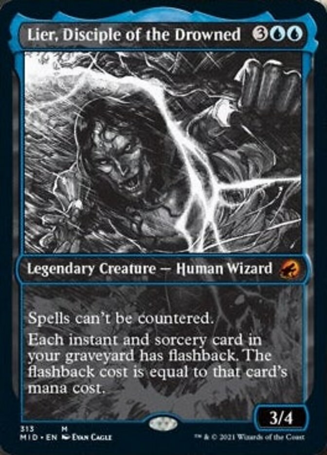 Lier, Disciple of the Drowned (Showcase Eternal Night) [Innistrad: Midnight Hunt] | Gamers Paradise