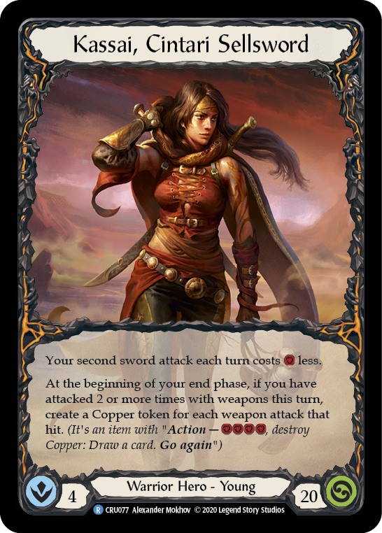 Kassai, Cintari Sellsword [CRU077] 1st Edition Normal | Gamers Paradise