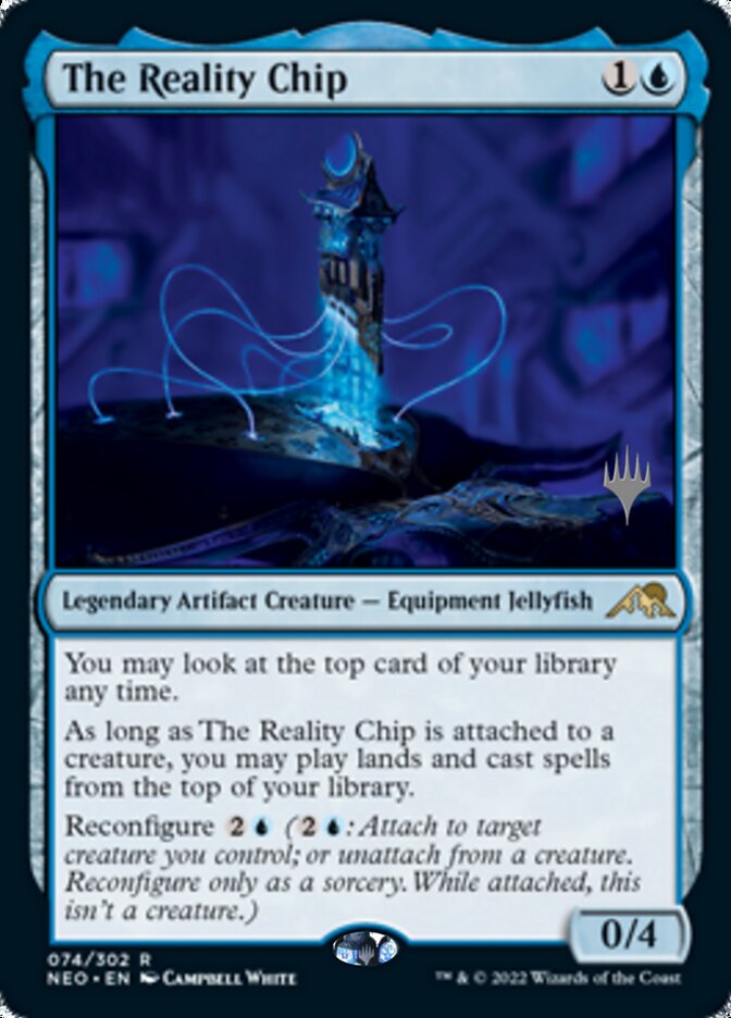 The Reality Chip (Promo Pack) [Kamigawa: Neon Dynasty Promos] | Gamers Paradise