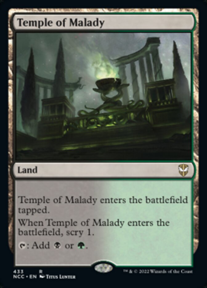 Temple of Malady [Streets of New Capenna Commander] | Gamers Paradise