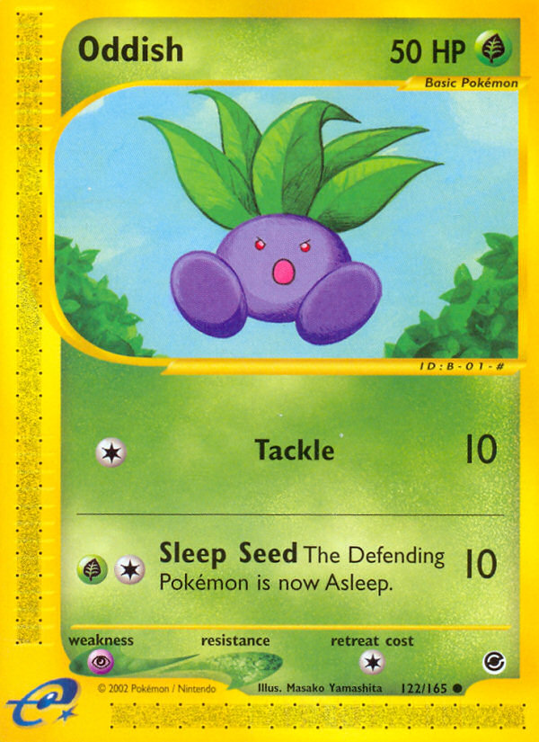 Oddish (122/165) [Expedition: Base Set] | Gamers Paradise