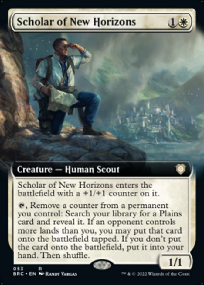 Scholar of New Horizons (Extended Art) [The Brothers' War Commander] | Gamers Paradise