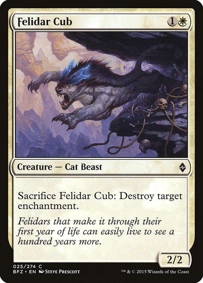 Felidar Cub [Battle for Zendikar] | Gamers Paradise