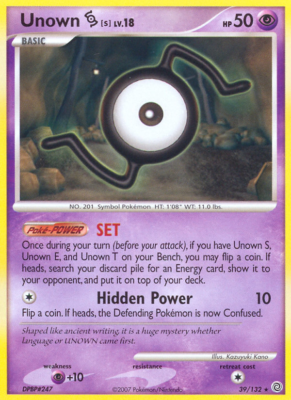 Unown S (39/132) [Diamond & Pearl: Secret Wonders] | Gamers Paradise