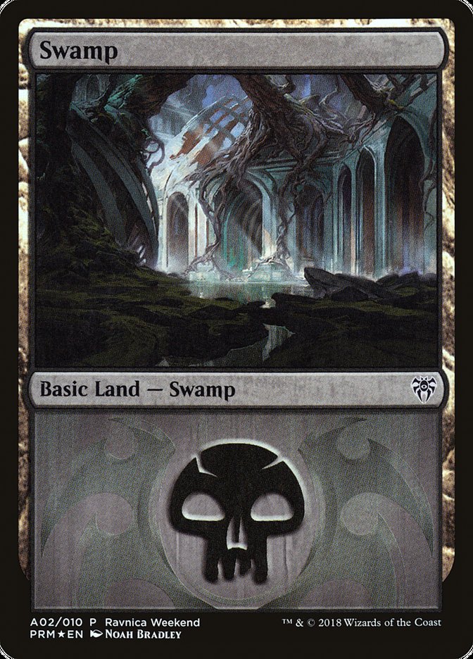 Swamp (A02) [Ravnica Allegiance Ravnica Weekend] | Gamers Paradise