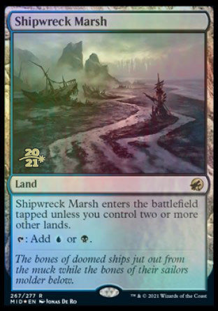 Shipwreck Marsh [Innistrad: Midnight Hunt Prerelease Promos] | Gamers Paradise