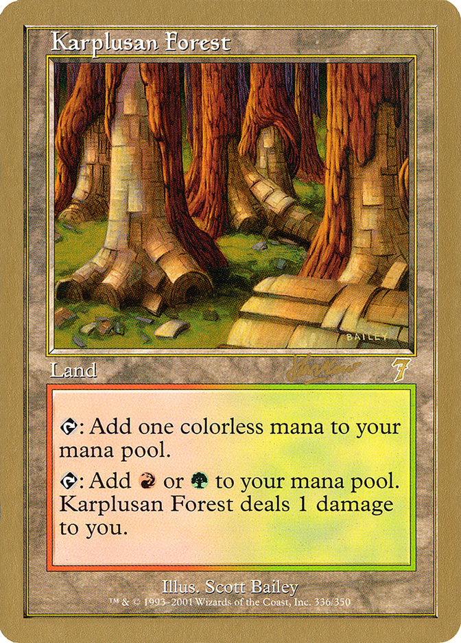 Karplusan Forest (Sim Han How) [World Championship Decks 2002] | Gamers Paradise