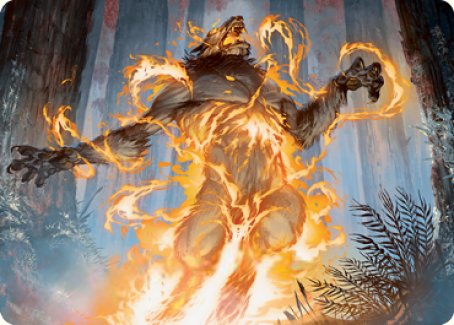 Burn the Accursed Art Card [Innistrad: Midnight Hunt Art Series] | Gamers Paradise