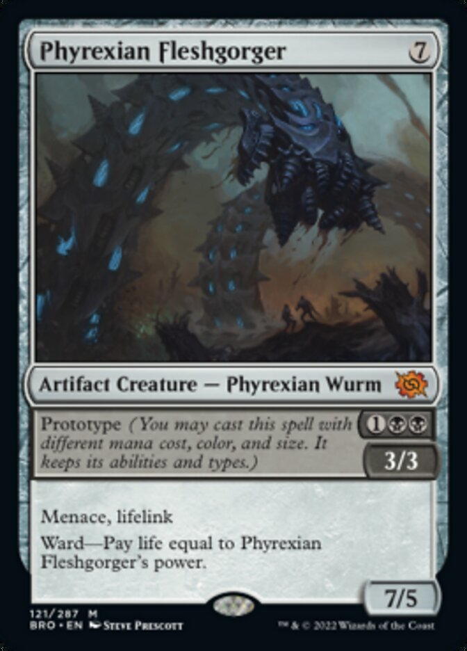 Phyrexian Fleshgorger (Promo Pack) [The Brothers' War Promos] | Gamers Paradise