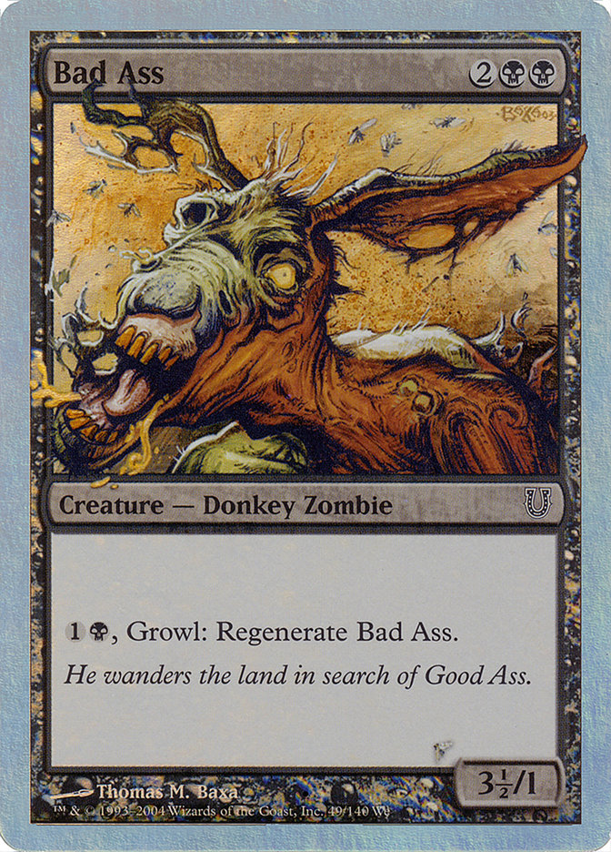 Bad Ass (Alternate Foil) [Unhinged] | Gamers Paradise