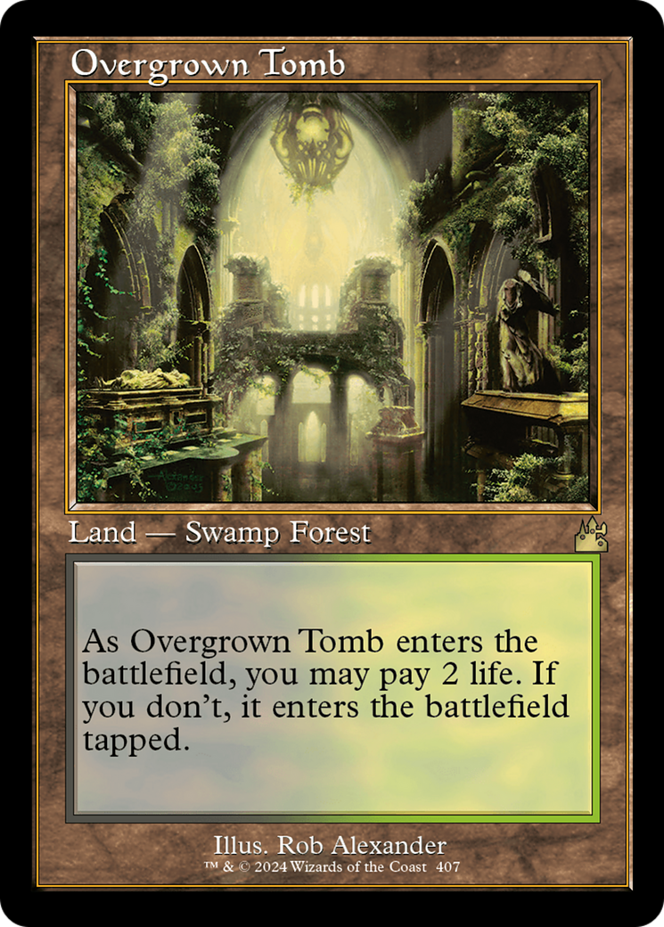 Overgrown Tomb (Retro) [Ravnica Remastered] | Gamers Paradise