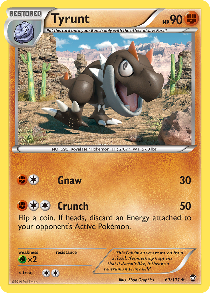 Tyrunt (61/111) [XY: Furious Fists] | Gamers Paradise