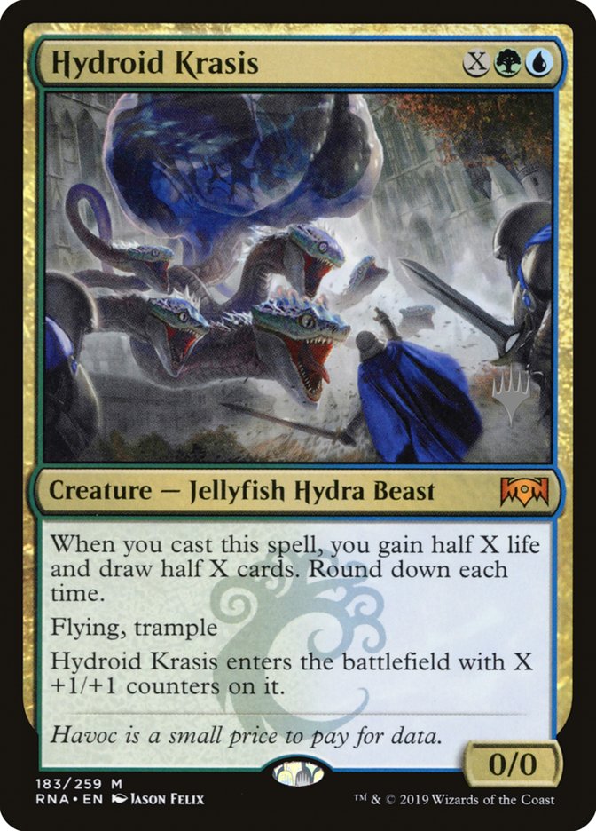 Hydroid Krasis (Promo Pack) [Ravnica Allegiance Promos] | Gamers Paradise