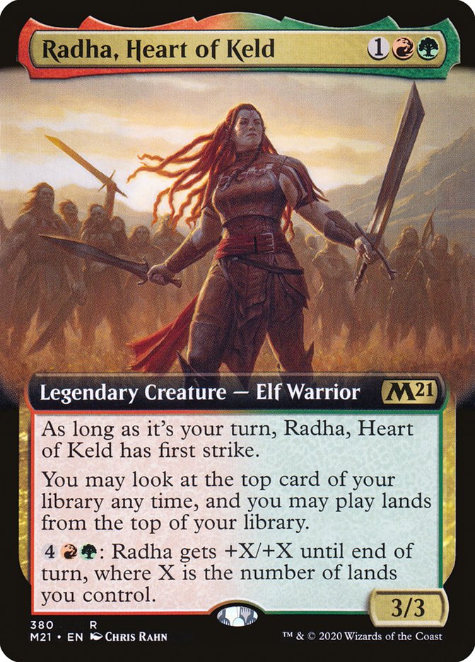 Radha, Heart of Keld (Extended Art) [Core Set 2021] | Gamers Paradise