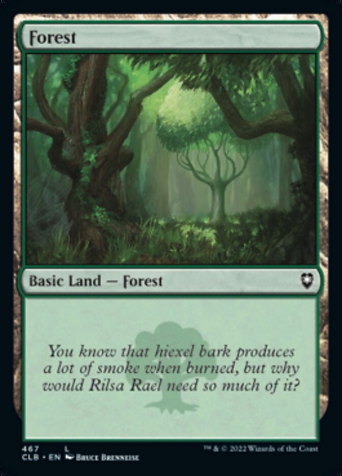 Forest (467) [Commander Legends: Battle for Baldur's Gate] | Gamers Paradise