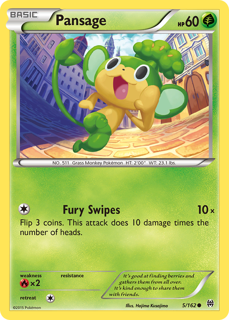 Pansage (5/162) [XY: BREAKthrough] | Gamers Paradise