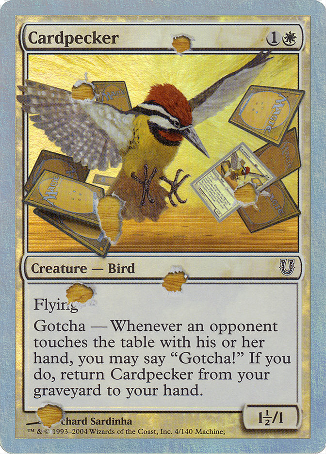 Cardpecker (Alternate Foil) [Unhinged] | Gamers Paradise