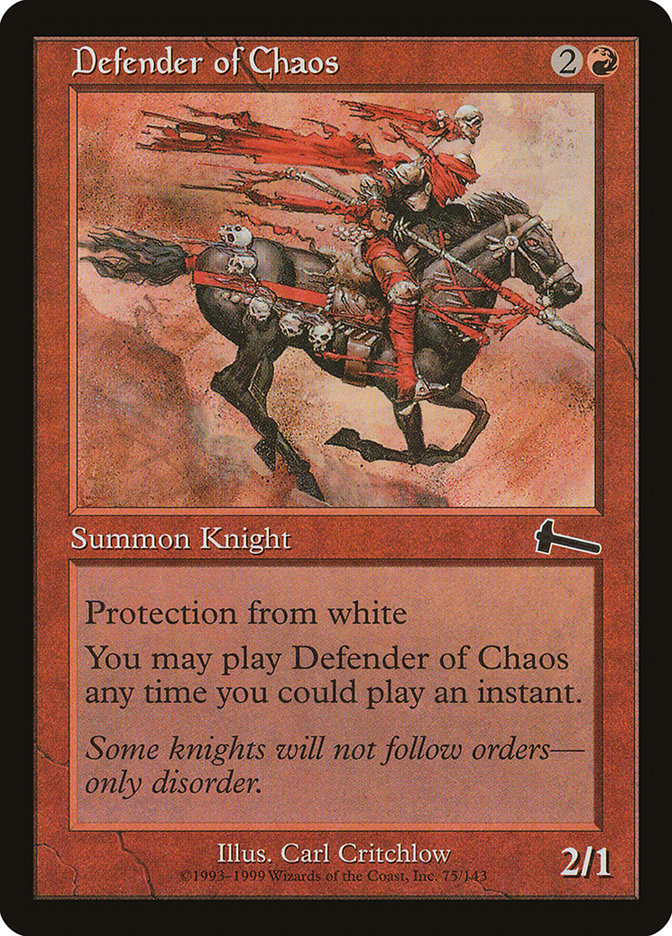 Defender of Chaos [Urza's Legacy] | Gamers Paradise