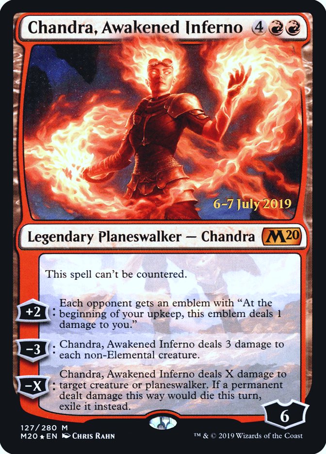 Chandra, Awakened Inferno [Core Set 2020 Prerelease Promos] | Gamers Paradise