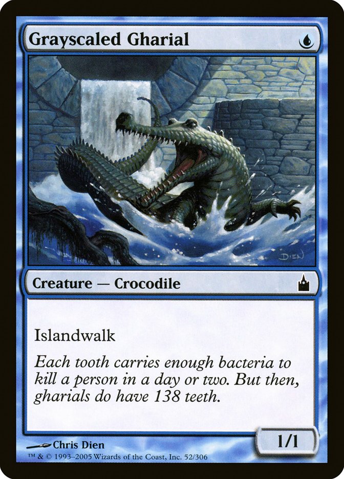 Grayscaled Gharial [Ravnica: City of Guilds] | Gamers Paradise