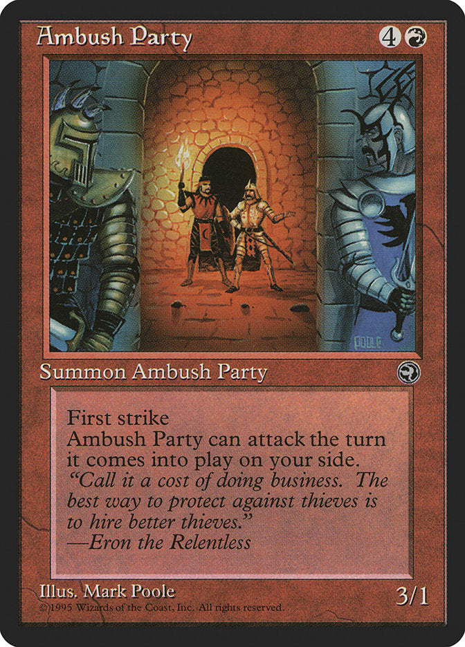 Ambush Party (Eron Flavor Text) [Homelands] | Gamers Paradise