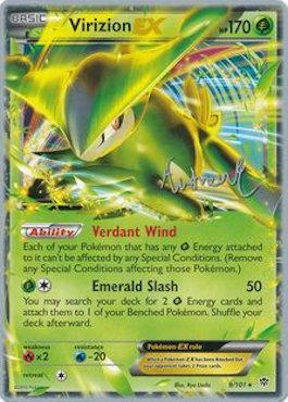 Virizion EX (9/101) (Emerald King - Andrew Estrada) [World Championships 2014] | Gamers Paradise