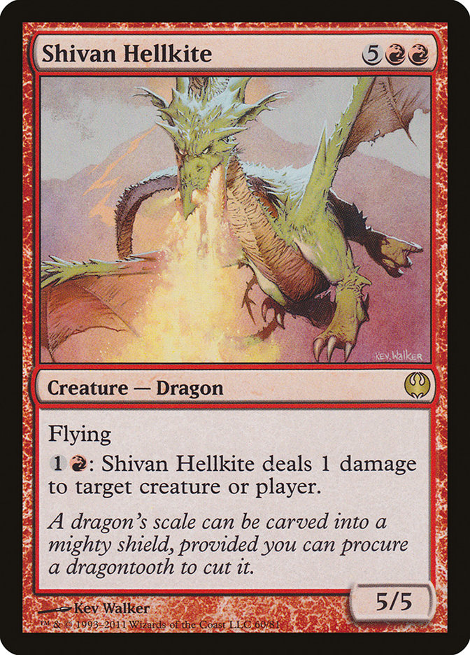 Shivan Hellkite [Duel Decks: Knights vs. Dragons] | Gamers Paradise