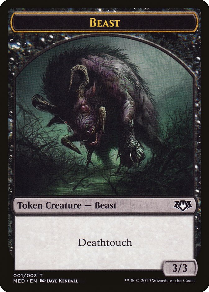 Beast Token [Mythic Edition Tokens] | Gamers Paradise