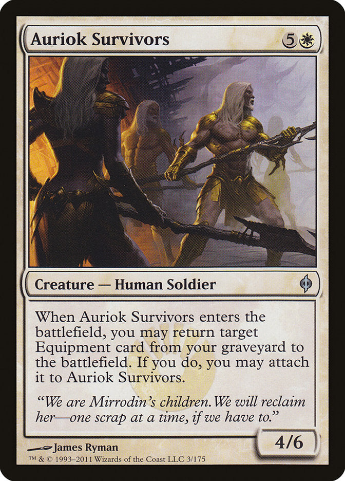 Auriok Survivors [New Phyrexia] | Gamers Paradise