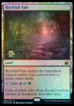 Rockfall Vale [Innistrad: Midnight Hunt Prerelease Promos] | Gamers Paradise