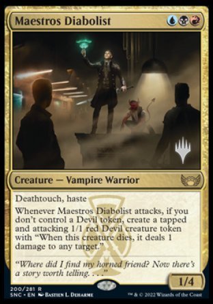 Maestros Diabolist (Promo Pack) [Streets of New Capenna Promos] | Gamers Paradise