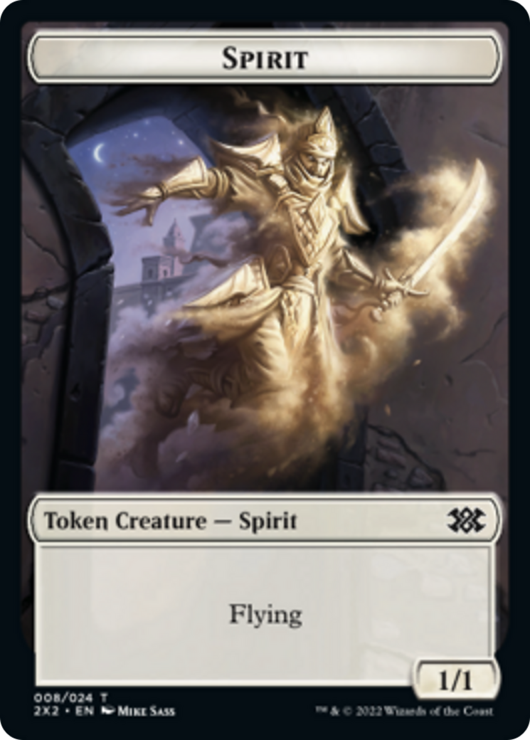 Elemental // Spirit (008) Double-Sided Token [Double Masters 2022 Tokens] | Gamers Paradise