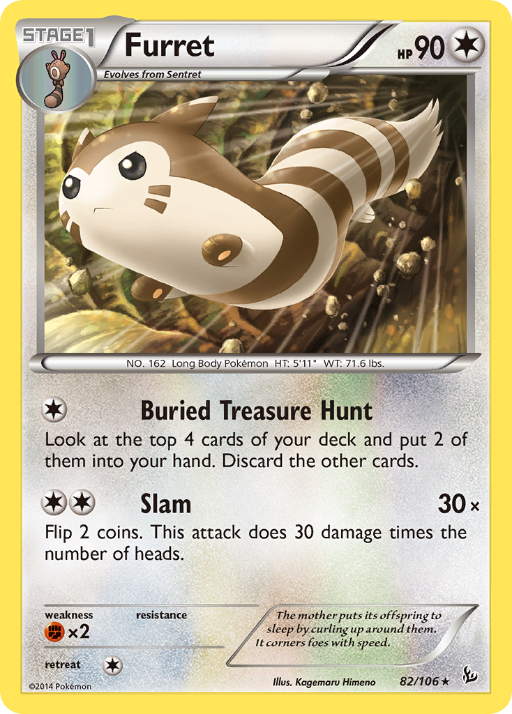 Furret (82/106) [XY: Flashfire] | Gamers Paradise